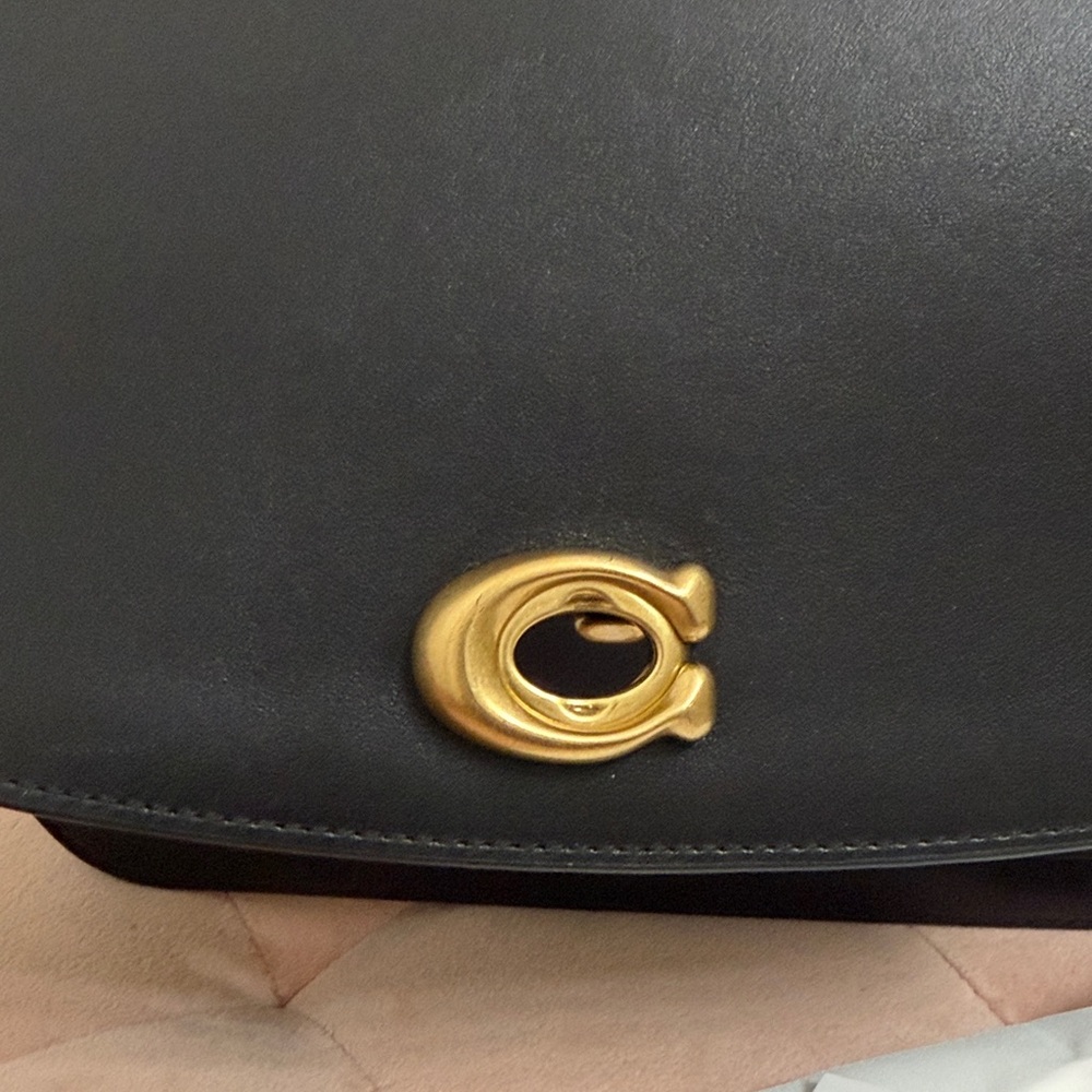 Coach Madison Refined Calf Leather Convertible Chain Strap Bag - Picture 3 of 15